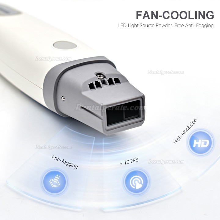Dentaler 3D Intraoralscanner M108 mit LED-Lichtquelle, puderfrei und beschlagfrei